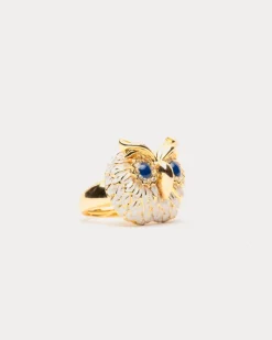 Frances Valentine Owl Ring> Jewelry