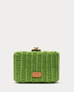 Frances Valentine Paige Wicker Clutch> Evening Bags | Basket Bags