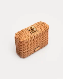 Frances Valentine Paige Wicker Clutch><noscript><img width=