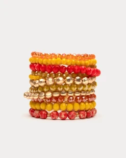 Frances Valentine Palm Springs Beaded Stacked Bracelet> Jewelry