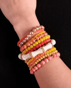 Frances Valentine Palm Springs Beaded Stacked Bracelet> Jewelry
