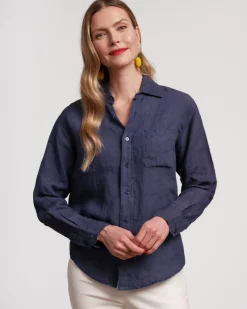 Frances Valentine Perfect Button Down Linen> Tops