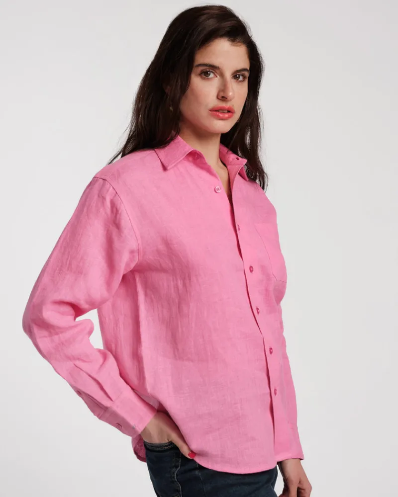 Frances Valentine Perfect Button Down Linen> Tops
