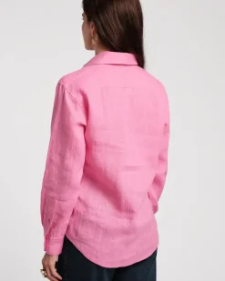 Frances Valentine Perfect Button Down Linen><noscript><img width=
