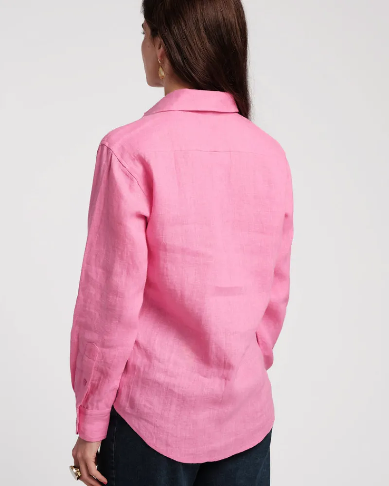 Frances Valentine Perfect Button Down Linen> Tops