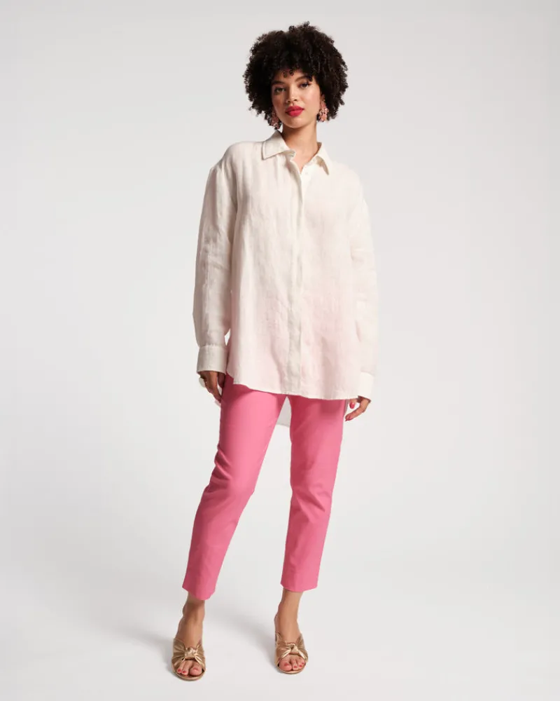 Frances Valentine Perfect Oversized Linen Button Down> Tops