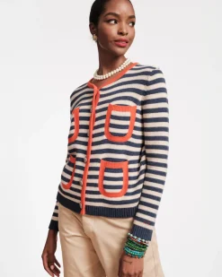 Frances Valentine Pierre Stripe Sweater><noscript><img width=