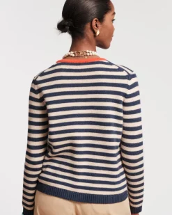 Frances Valentine Pierre Stripe Sweater><noscript><img width=