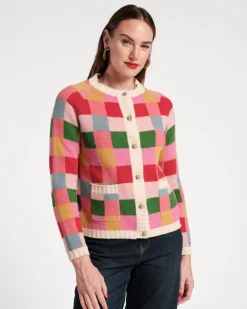 Frances Valentine Pixel Wool Cardigan><noscript><img width=