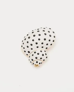 Frances Valentine Polka Dot Snail Shell Brooch> Jewelry