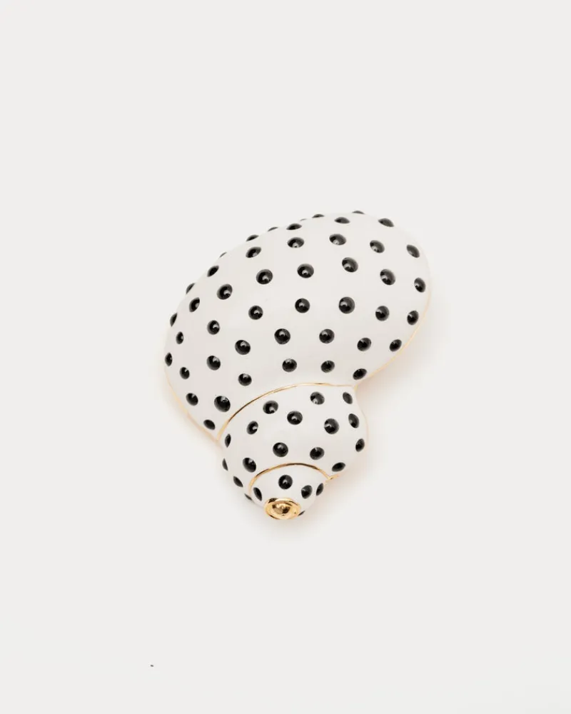 Frances Valentine Polka Dot Snail Shell Brooch> Jewelry