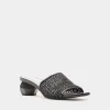 Frances Valentine Raffia Mesh Slide> Heels | Sandals