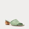 Frances Valentine Raffia Mesh Slide> Heels | Sandals