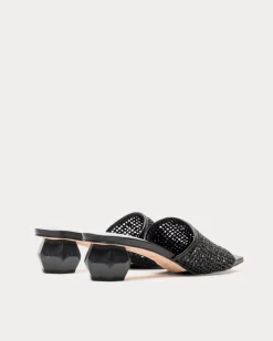 Frances Valentine Raffia Mesh Slide><noscript><img width=