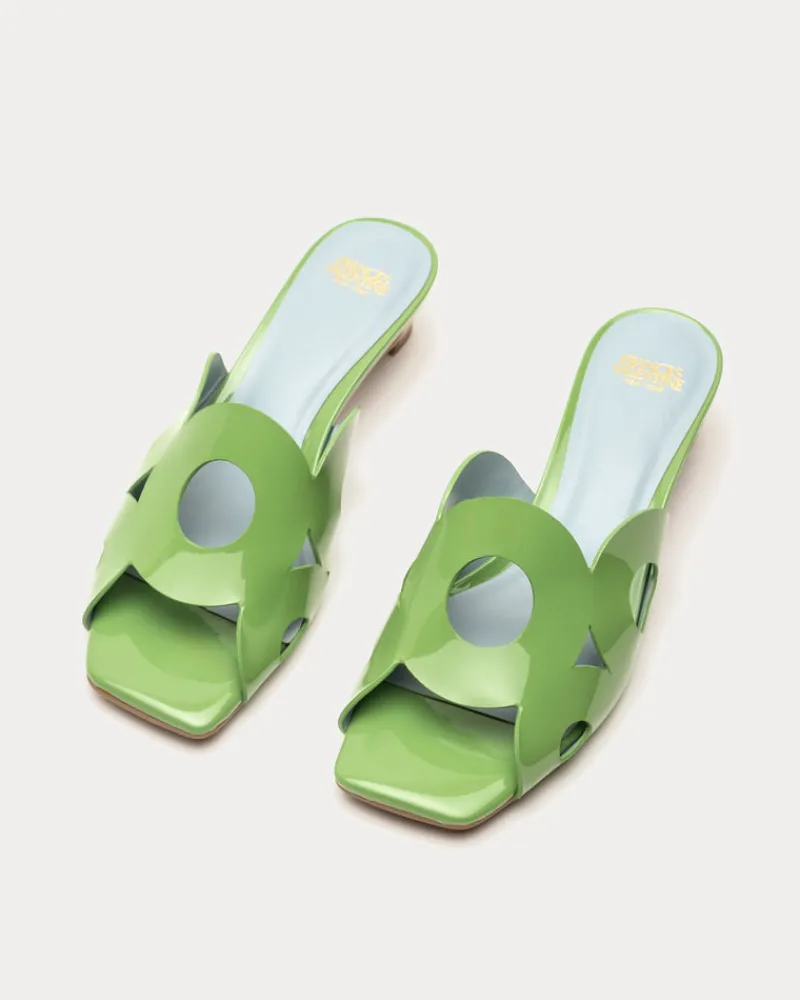 Frances Valentine Randy Slide Heel> Heels | Sandals