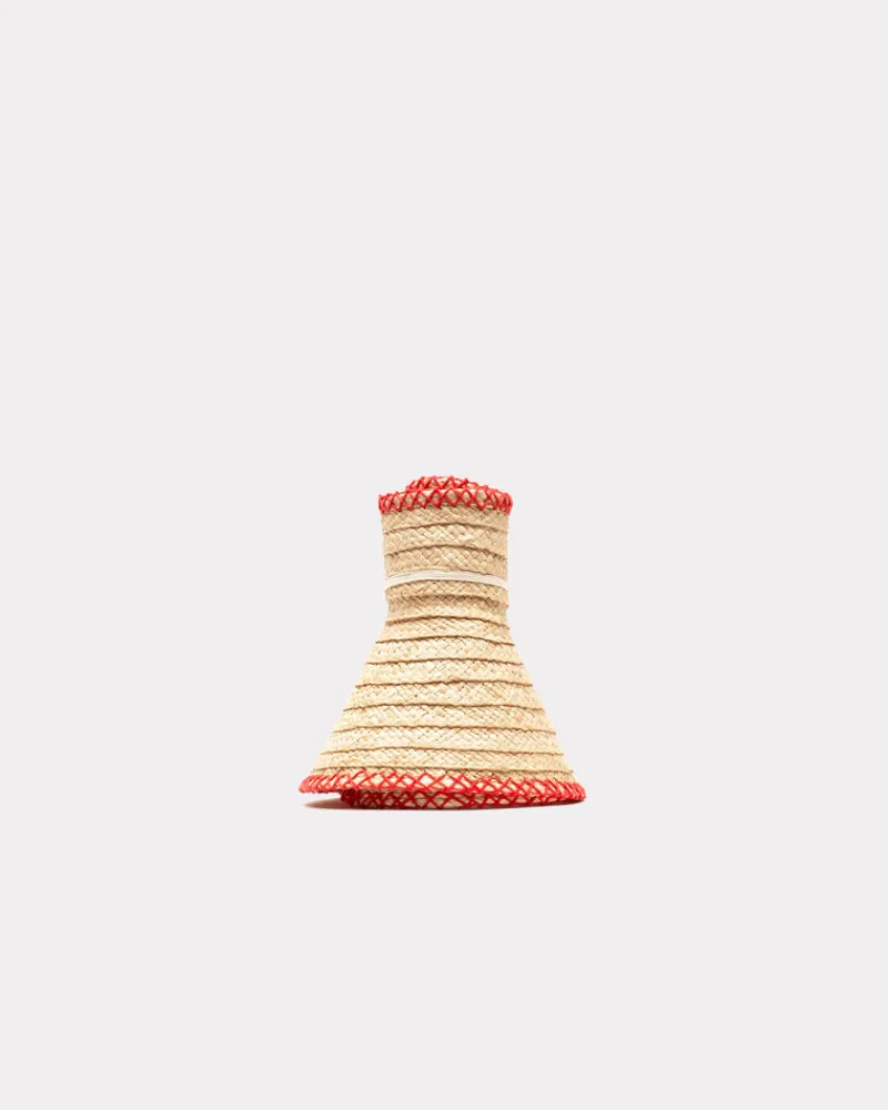 Frances Valentine Rollable Raffia Visor> Hats & Scarves