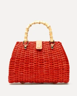 Frances Valentine Rooster Wicker Bag> Basket Bags