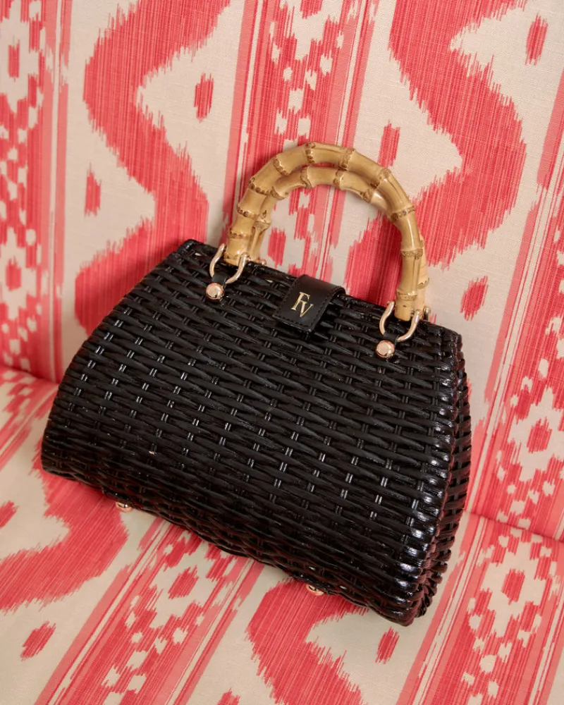 Frances Valentine Rooster Wicker Basket> Basket Bags