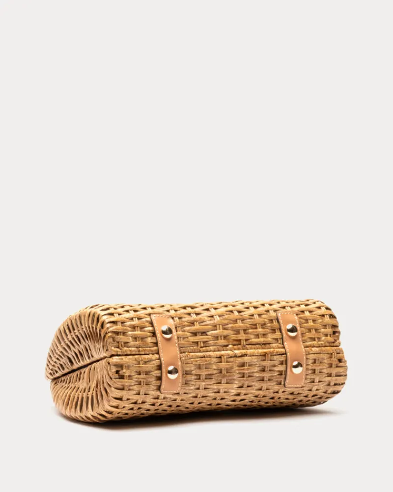Frances Valentine Rooster Wicker Basket> Basket Bags