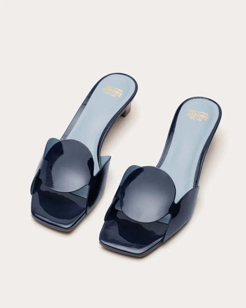 Frances Valentine Sandy Circle Slide> Heels | Sandals