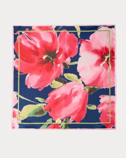 Frances Valentine Silk Scarf 27"> Hats & Scarves