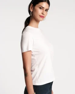 Frances Valentine Super Pima Crewneck Tee Shirt><noscript><img width=