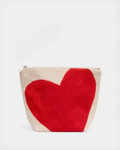 Frances Valentine Tall Heart Cosmetic Bag> Cosmetic Bags