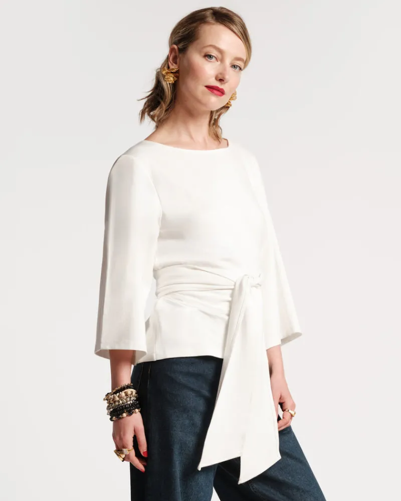 Frances Valentine Whitney Wrap Top> Tops