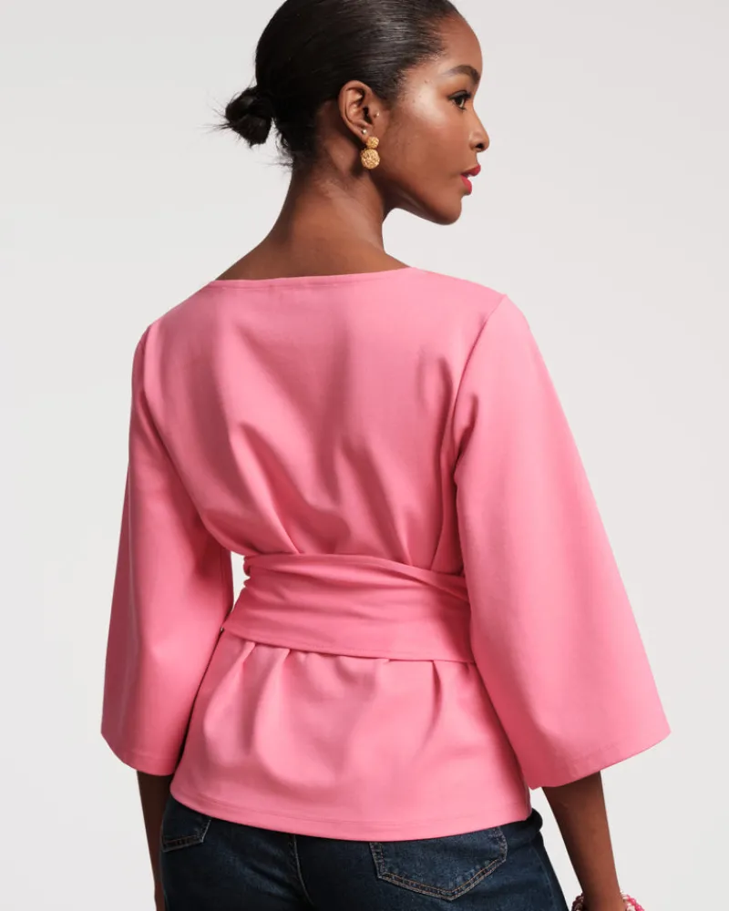 Frances Valentine Whitney Wrap Top> Tops