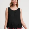 Frances Valentine Zennia Flower Tank> Tops