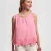 Frances Valentine Zennia Flower Tank> Tops
