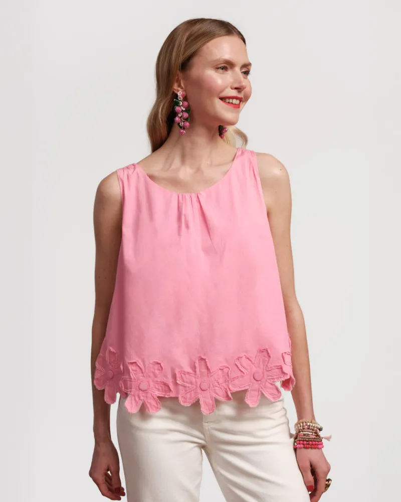 Frances Valentine Zennia Flower Tank> Tops