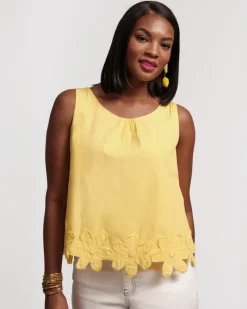 Frances Valentine Zennia Flower Tank> Tops