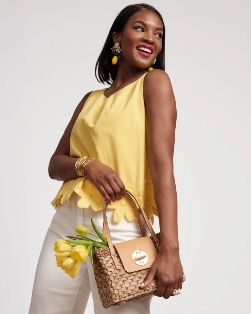 Frances Valentine Zennia Flower Tank> Tops