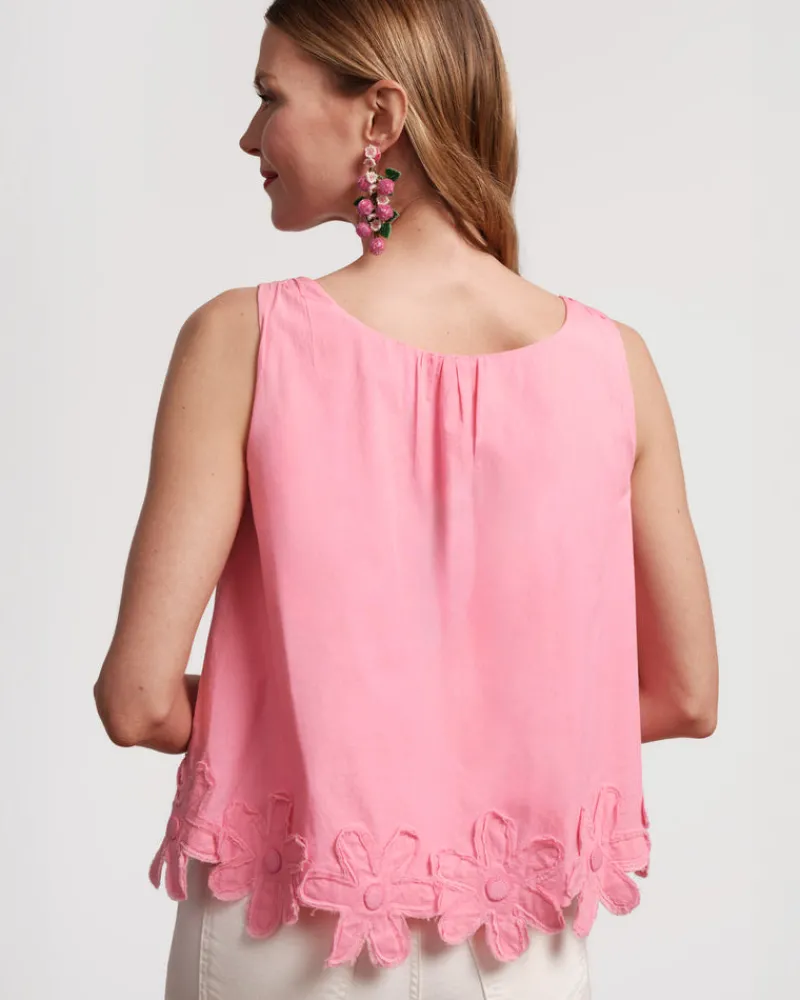 Frances Valentine Zennia Flower Tank> Tops