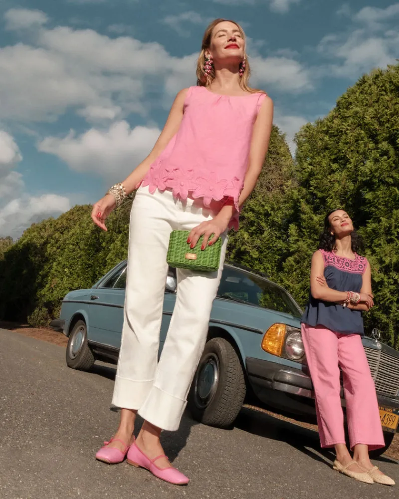 Frances Valentine Zennia Flower Tank> Tops